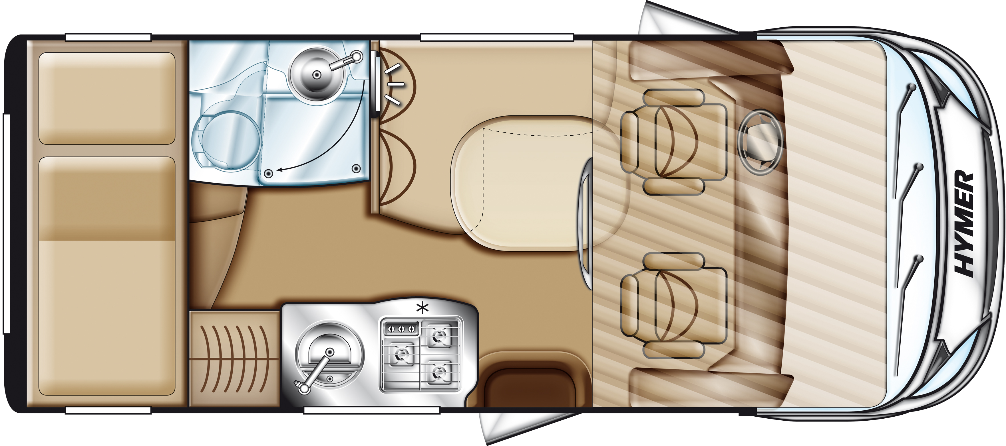 Fiche Technique Camping Car Hymer B 544